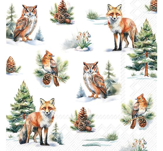 Servet "Winter Wildlife"