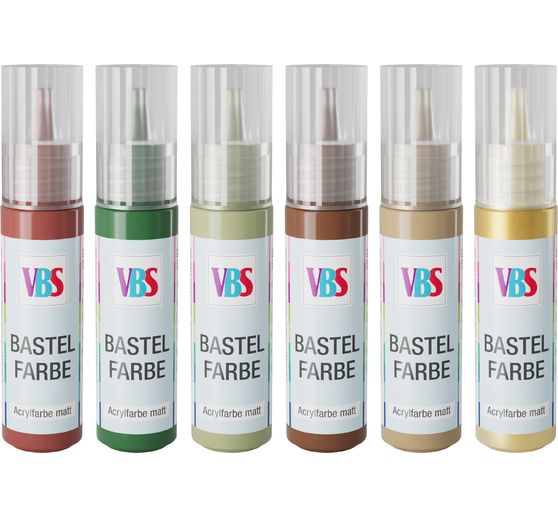 VBS Knutselverf set "Xmas-Soul", 6 x 20 ml
