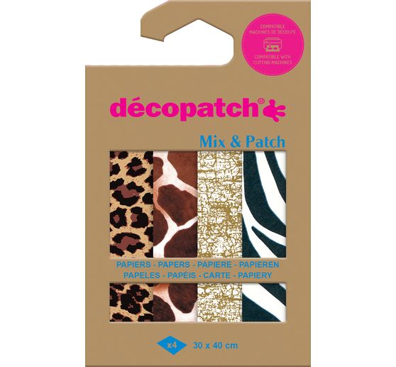D&eacute;copatch Pocket Mix and Patch "Animal skins"