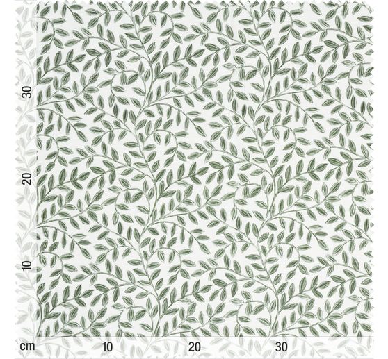 Cotton fabric "Hoja", acrylic coated