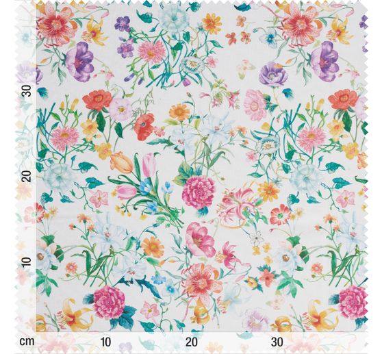 Katoenen stof "Blooms"