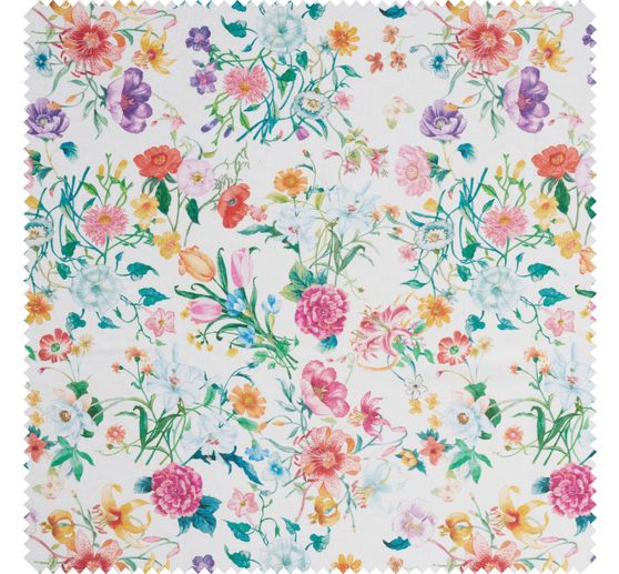 Katoenen stof "Blooms"