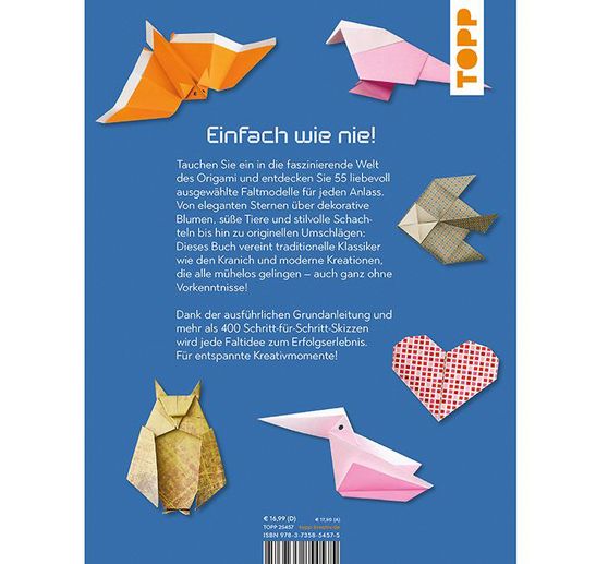 Boek "Origami f&uuml;r alle"