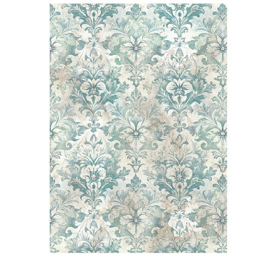 Stamperia Motief strozijde backgrounds "White Christmas", DIN A6, set van 8