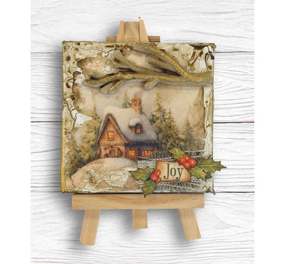 Stamperia Motief strozijde assortiment "Silent Night", DIN A6, set van 8