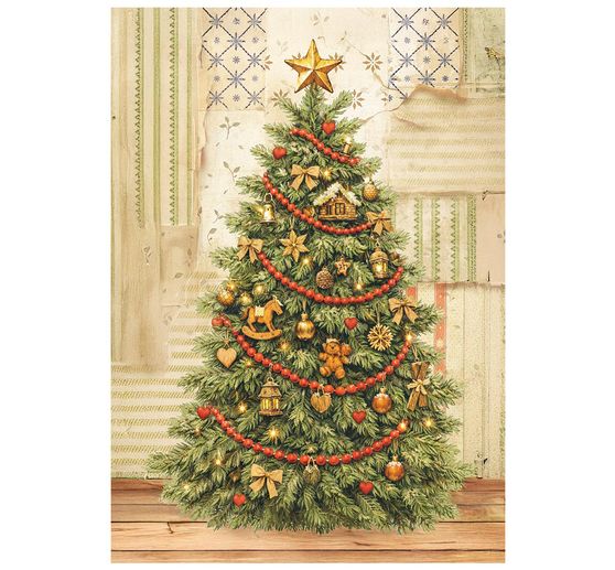 Stamperia Motief strozijde assortiment "Silent Night", DIN A6, set van 8