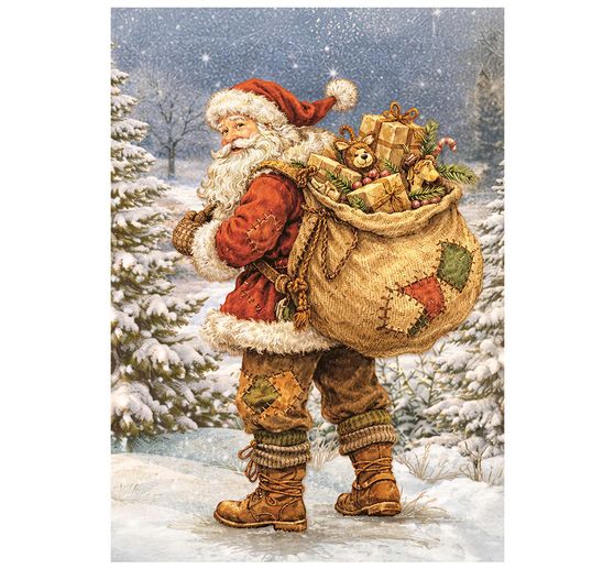 Stamperia Motief strozijde assortiment "Silent Night", DIN A6, set van 8