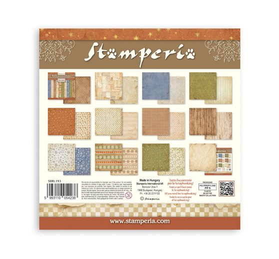 Stamperia Scrapbook block "Silent Night Backgrounds"