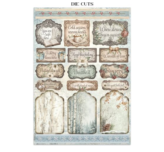 Stamperia Junk Journal Book "White Christmas"