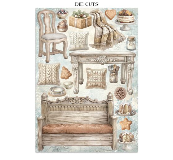Stamperia Junk Journal Book "White Christmas"