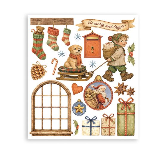 Stamperia XL Rub On assortiment "Silent Night"