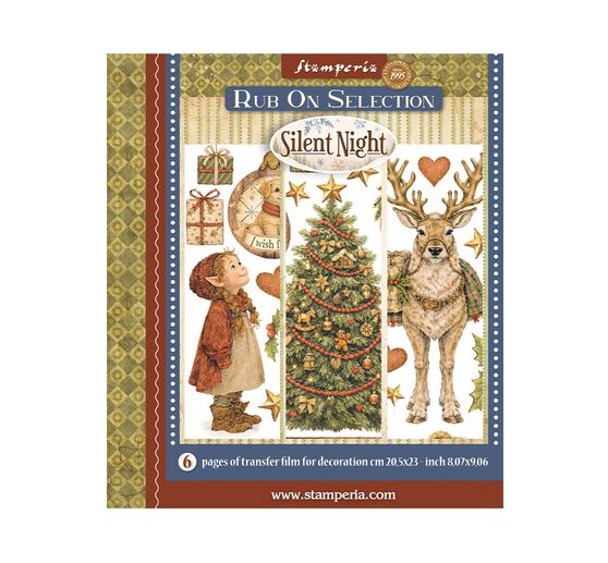 Stamperia XL Rub On assortiment "Silent Night"