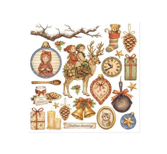 Stamperia Rub On assortment "Silent Night"