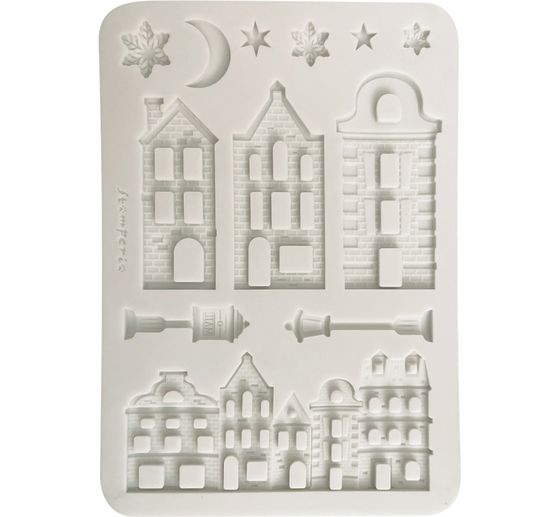 Stamperia Silicon vorm A5 "Christmas Village"