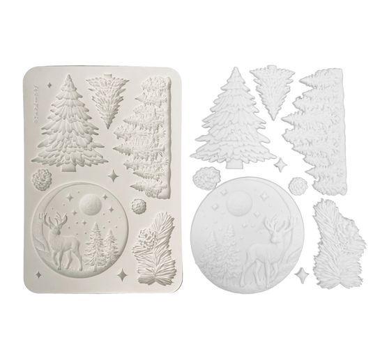 Stamperia Silicon vorm A5 "Winter Landscape"