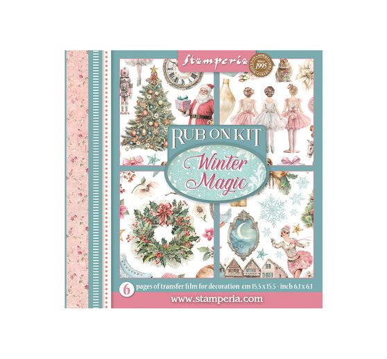 Stamperia Rub On assortiment "Winter Magic"