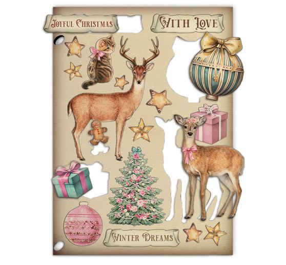 Stamperia Lasercut motifs "Winter Magic"