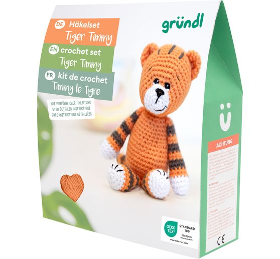 Gr&uuml;ndl Crochet set "Timmy the tiger"