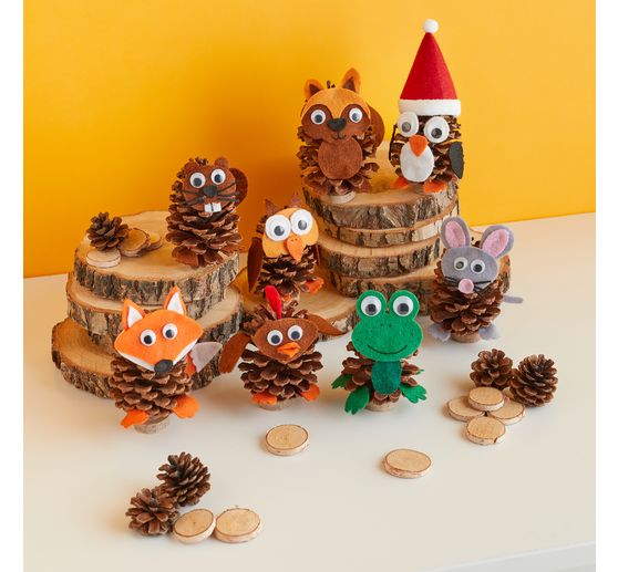 VBS Knutselset "Dennenappeldieren"