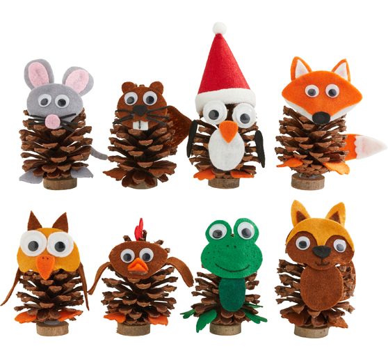 VBS Knutselset "Dennenappeldieren"