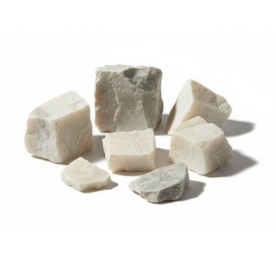 Albast, 1.5 kg, wit-grijs
