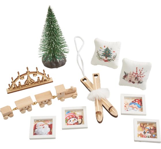Miniatuur cadeauset "Kerstmis"