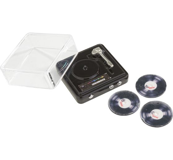 Miniatuur platenspeler