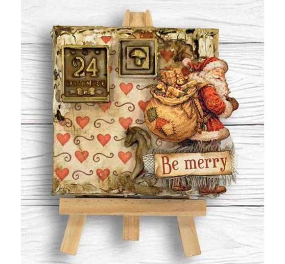 Stamperia Motief strozijde backgrounds "Silent Night", DIN A6, set van 8