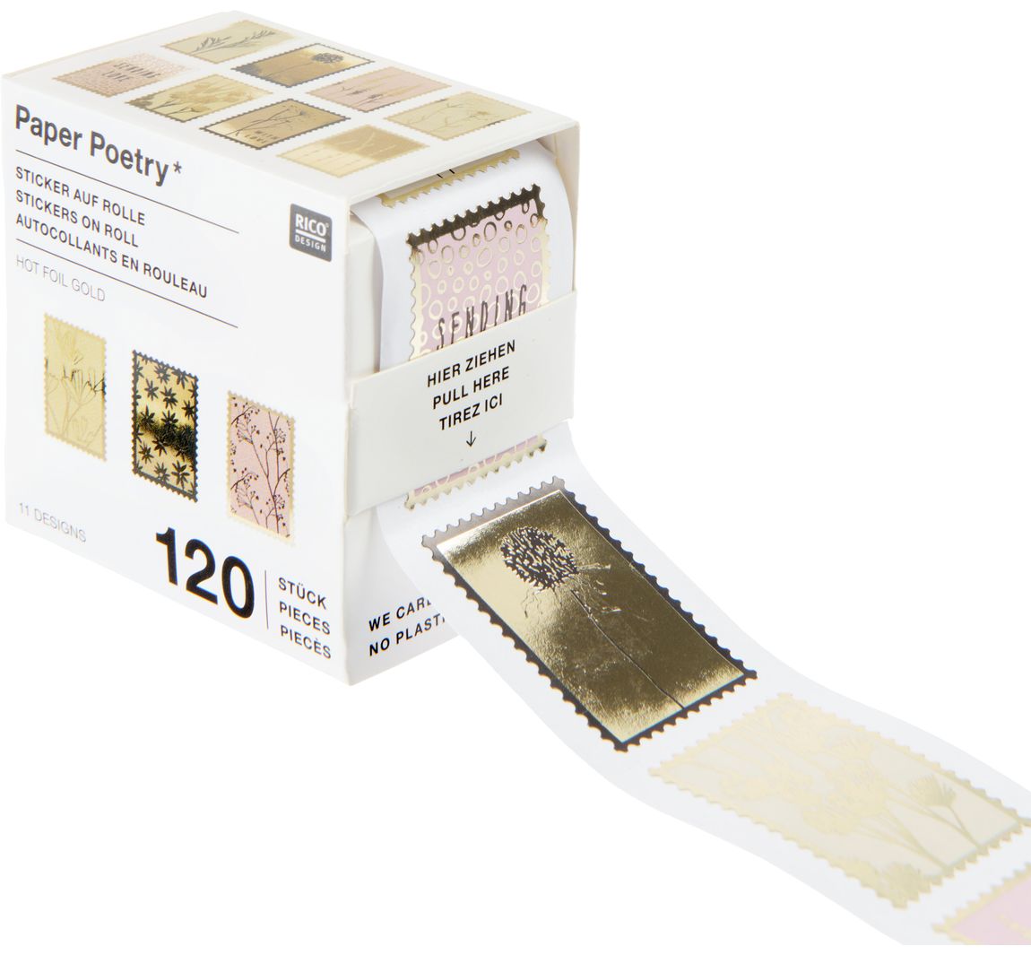 Postzegelstickers "In the Meadow"