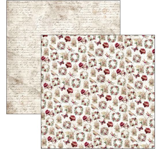 Ciao Bella scrapbookpapier "Bohemian Burgundy"