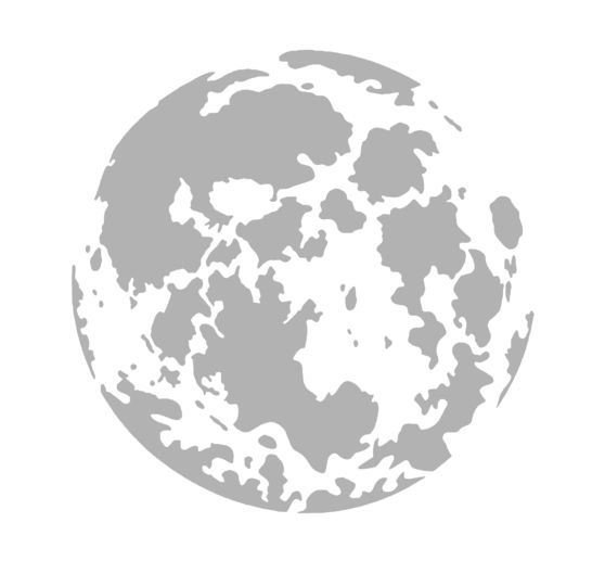 VBS Stencil "Moon", 30 x 30 cm