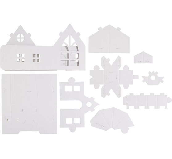 VBS Craft kit paper house "Church"