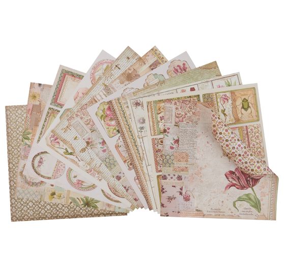 Scrapbook blok "Spring Botanic"