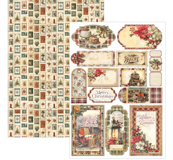 Ciao Bella papier set "Merry & Bright"