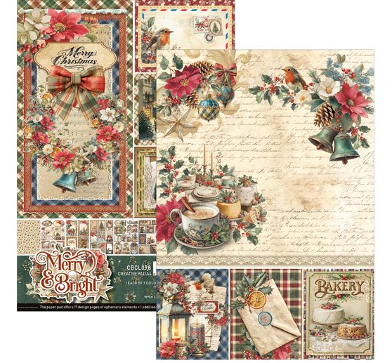 Ciao Bella papier set "Merry & Bright"