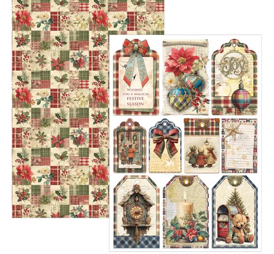 Ciao Bella papier set "Merry & Bright"