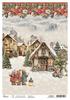 Ciao Bella motief strozijde "Merry & Bright - Quiet Landscape"