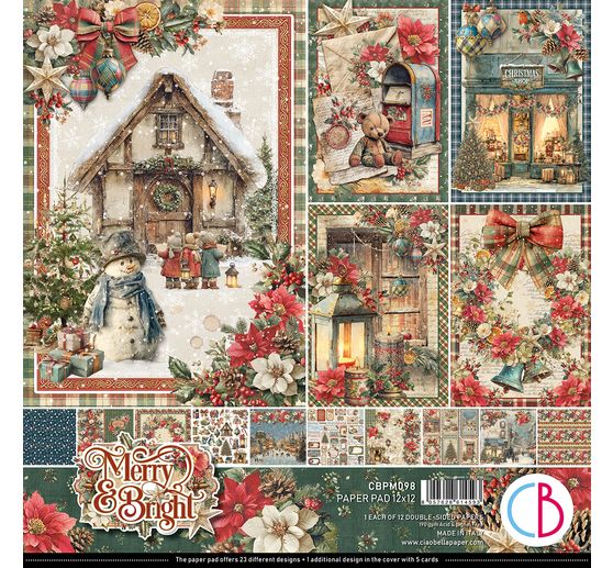 Ciao Bella scrapbook papier "Merry & Bright"