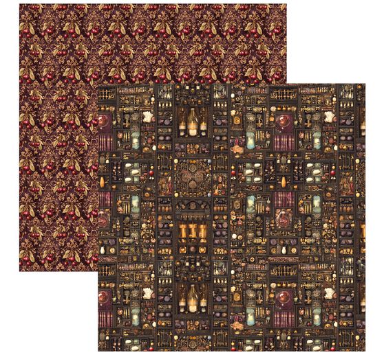 Ciao Bella scrapbook paper "The Chocolate Factory"