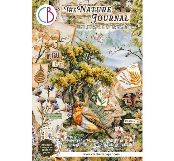 Ciao Bella Junk Journal & Ephemera Book "The Nature Journal"