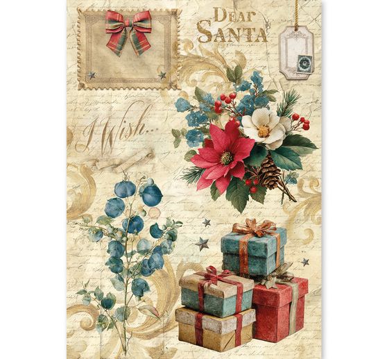 Ciao Bella motief strozijde assortiment "Cozy Christmas", set van 8