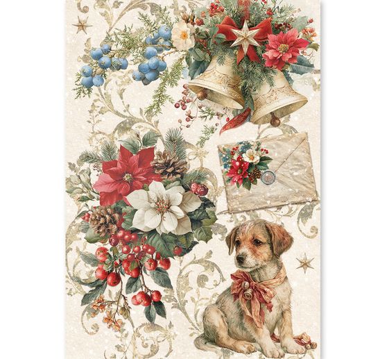 Ciao Bella motief strozijde assortiment "Cozy Christmas", set van 8