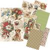 Ciao Bella motief strozijde assortiment "Cozy Christmas", set van 8
