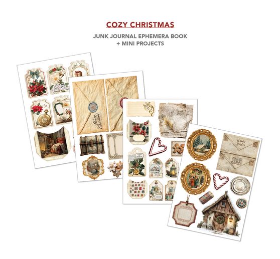 Ciao Bella Junk Journal & Ephemera Book "Cozy Christmas"