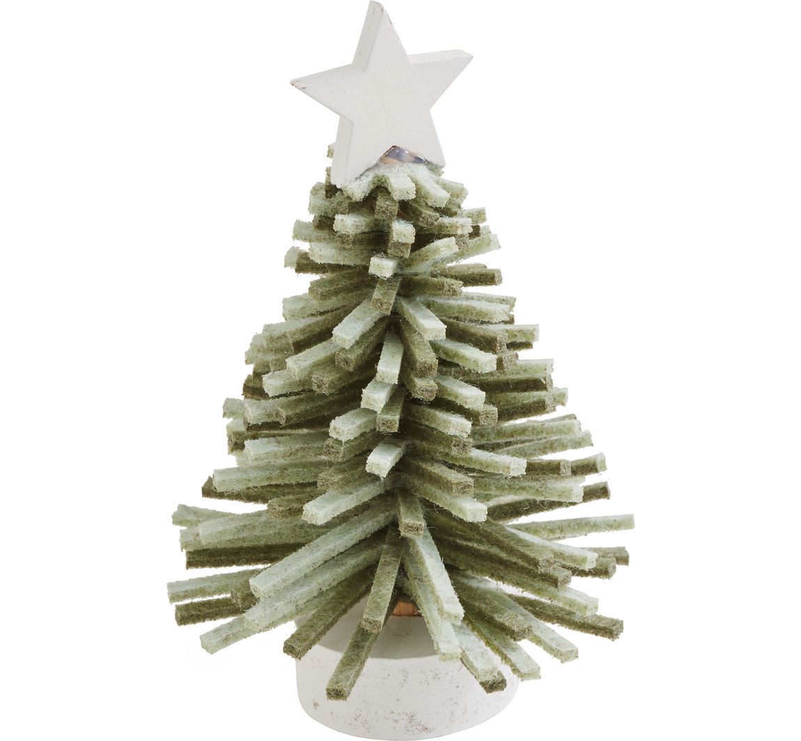 VBS Vilten kerstboom met ster