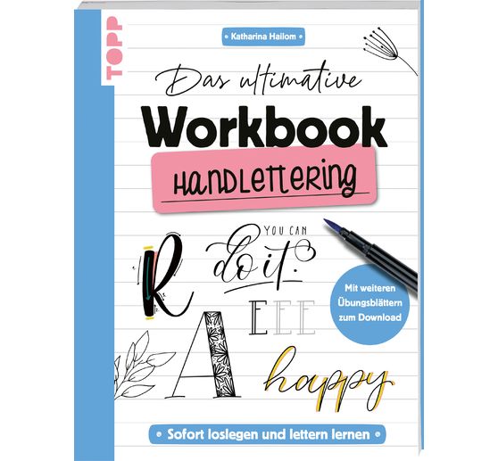 Boek "Das ultimative Workbook: Handlettering"