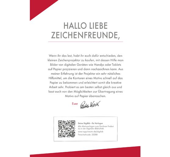 Creatieve set "Kunst des Zeichnens - Zeichenprojektor"