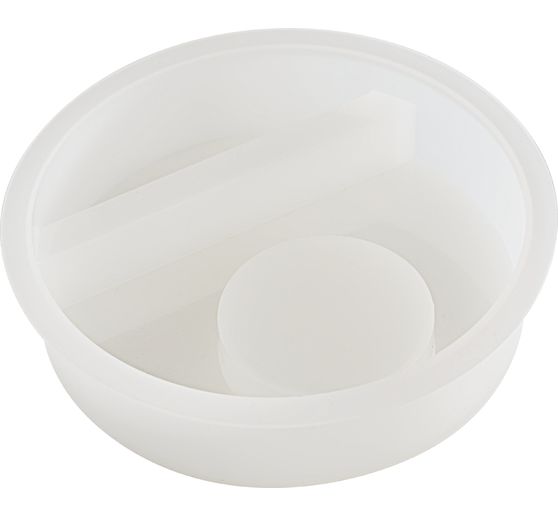 VBS Silicone mould "Tealight holder - Round" with plug edge
