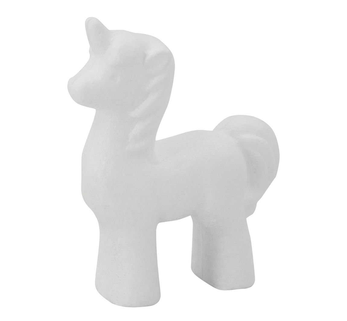 Piepschuim "Eenhoorn", 17 cm
