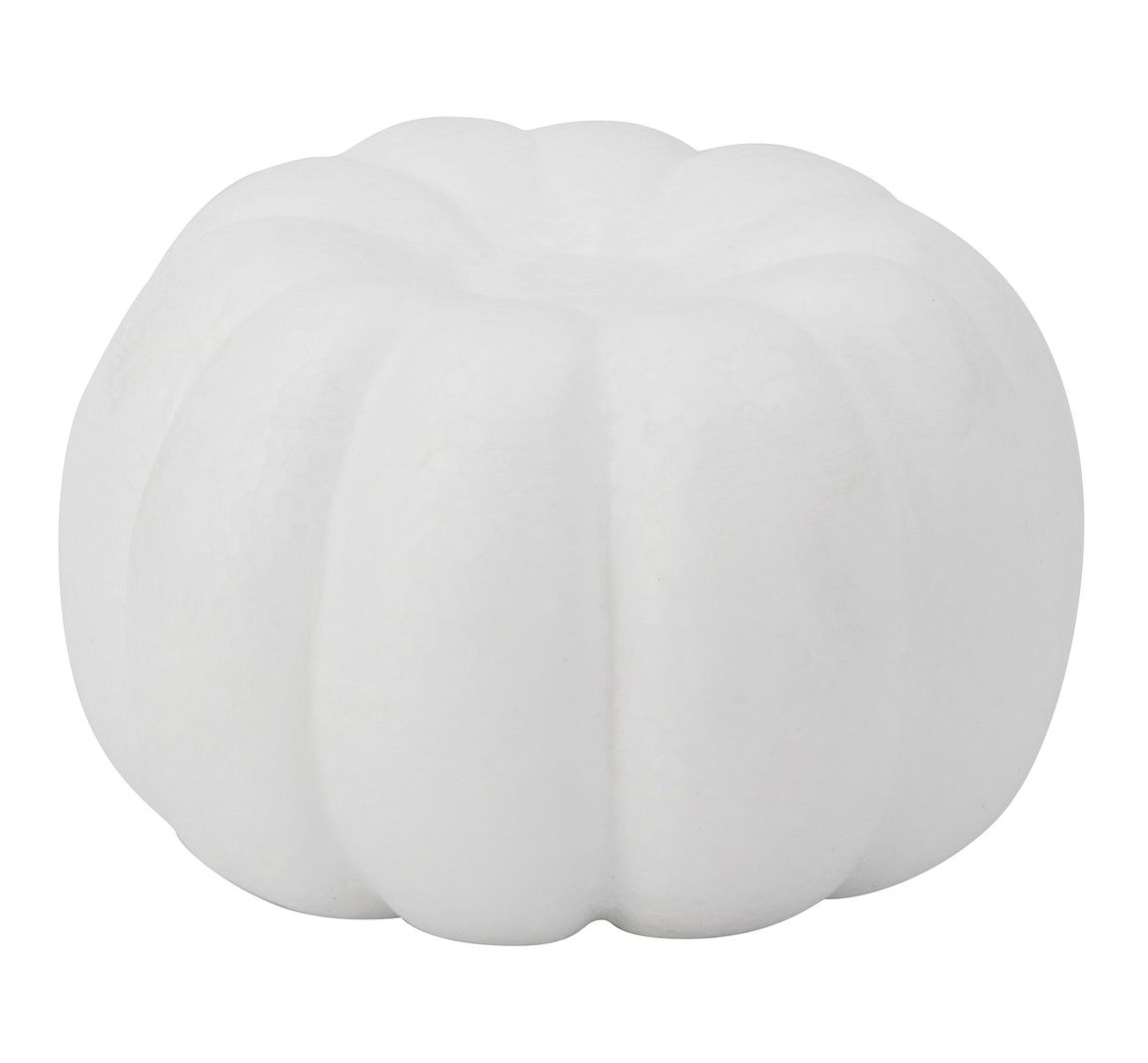 Piepschuim pompoen, 8 cm, 2 stuks